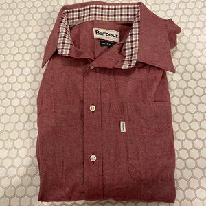 Burgundy Barbour Button-Down Shirt
